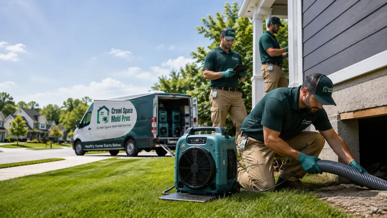 Crawl Space Mold Removal in Potomac, IL